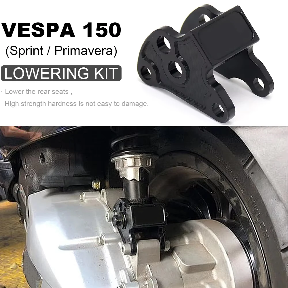 Motorrad-Höherlegungssatz für Vespa SPRINT 150 PRIMAVERA 150, Stoßdämpfer-Einsteller für die Hinterradaufhängung