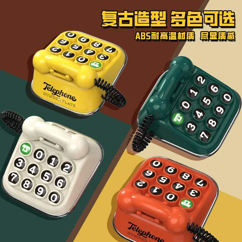 

Generic Car Parking Phone Number Card Automotive Decor Telephone Number Sign