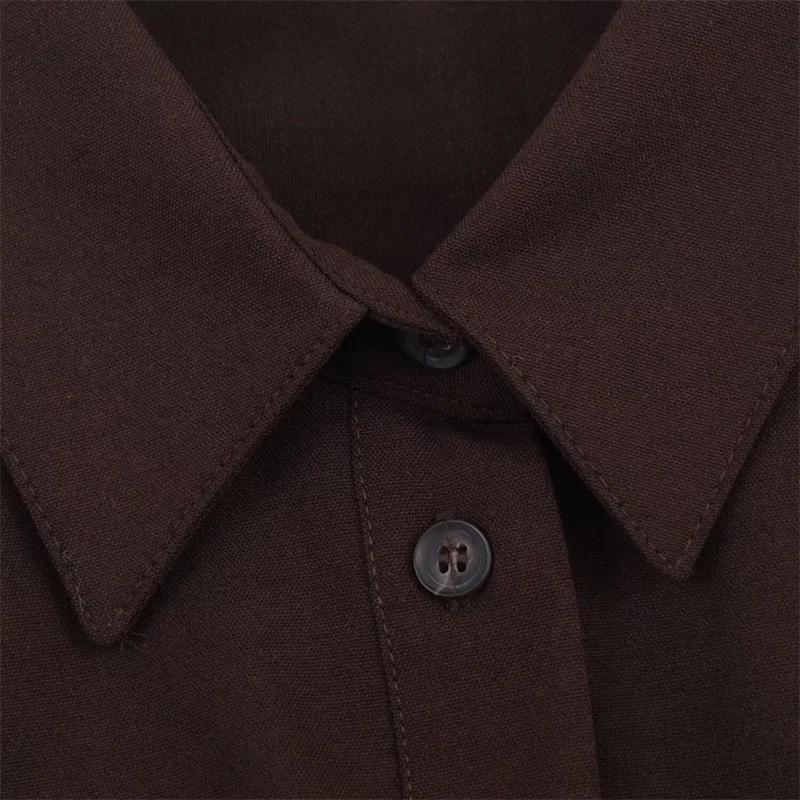 Women's Belted Shirt Dress Casual Button up A-Line Mini Dress with Belted Waistline Fashionable Office to Evening Wear