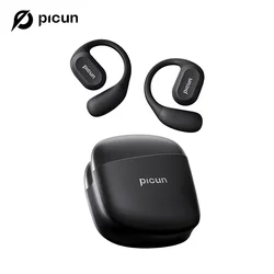 Picun H1 OWS наушники Bluetooth 5,3 беспроводные наушники с воздушной проводимостью HD микрофон для вызова объемный звук ушной крючок спортивный легкий вес