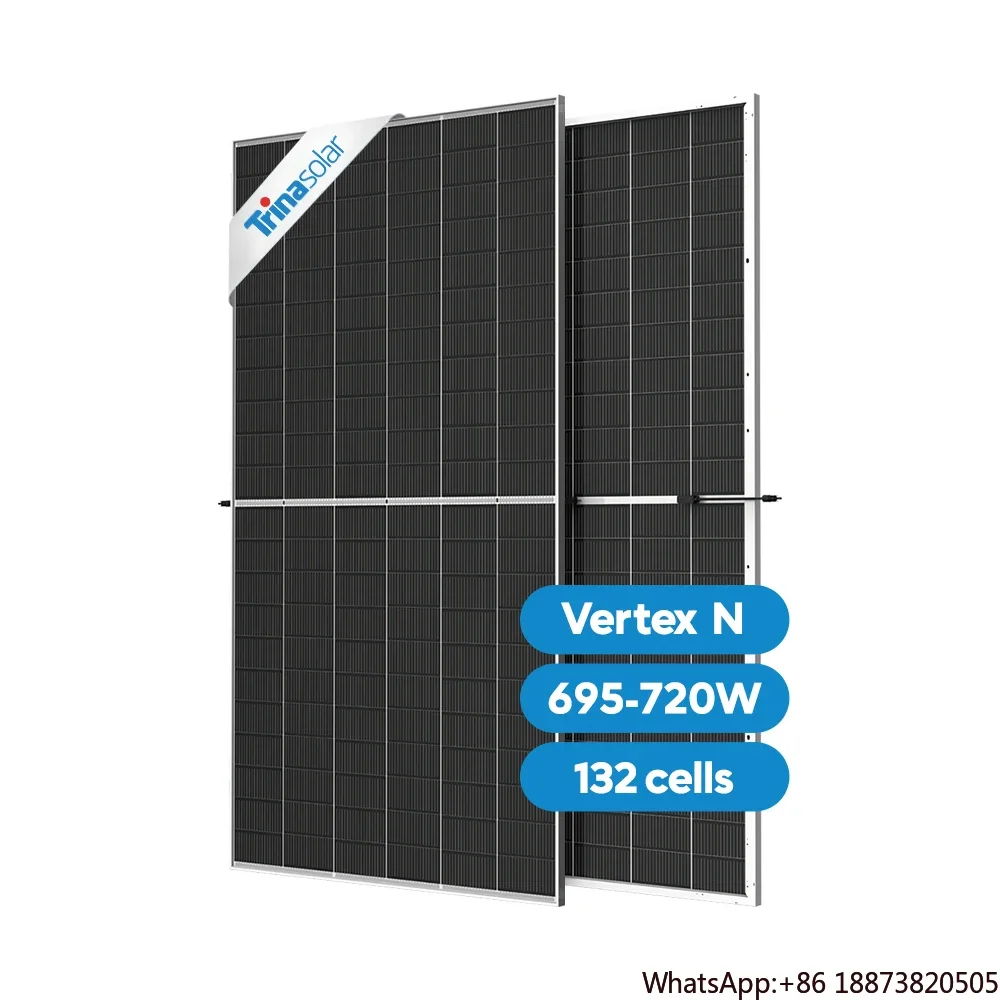 NEG21C.20 A Grade Topcon N-Type Trina Bifacial Solar Panel 700W 715W 720W Solar Panels 700 Watt Paneles Solares 700w