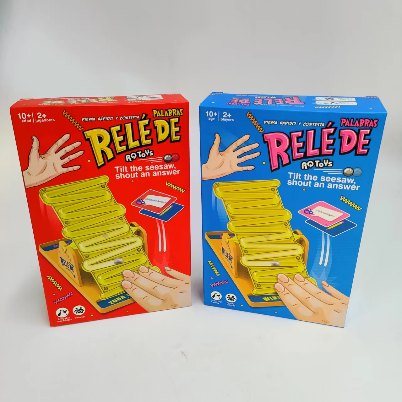 

2025 Hot selling table games, shaking seesaw, chess board battle, quiz toys, cards, parent-child leisure games Spain