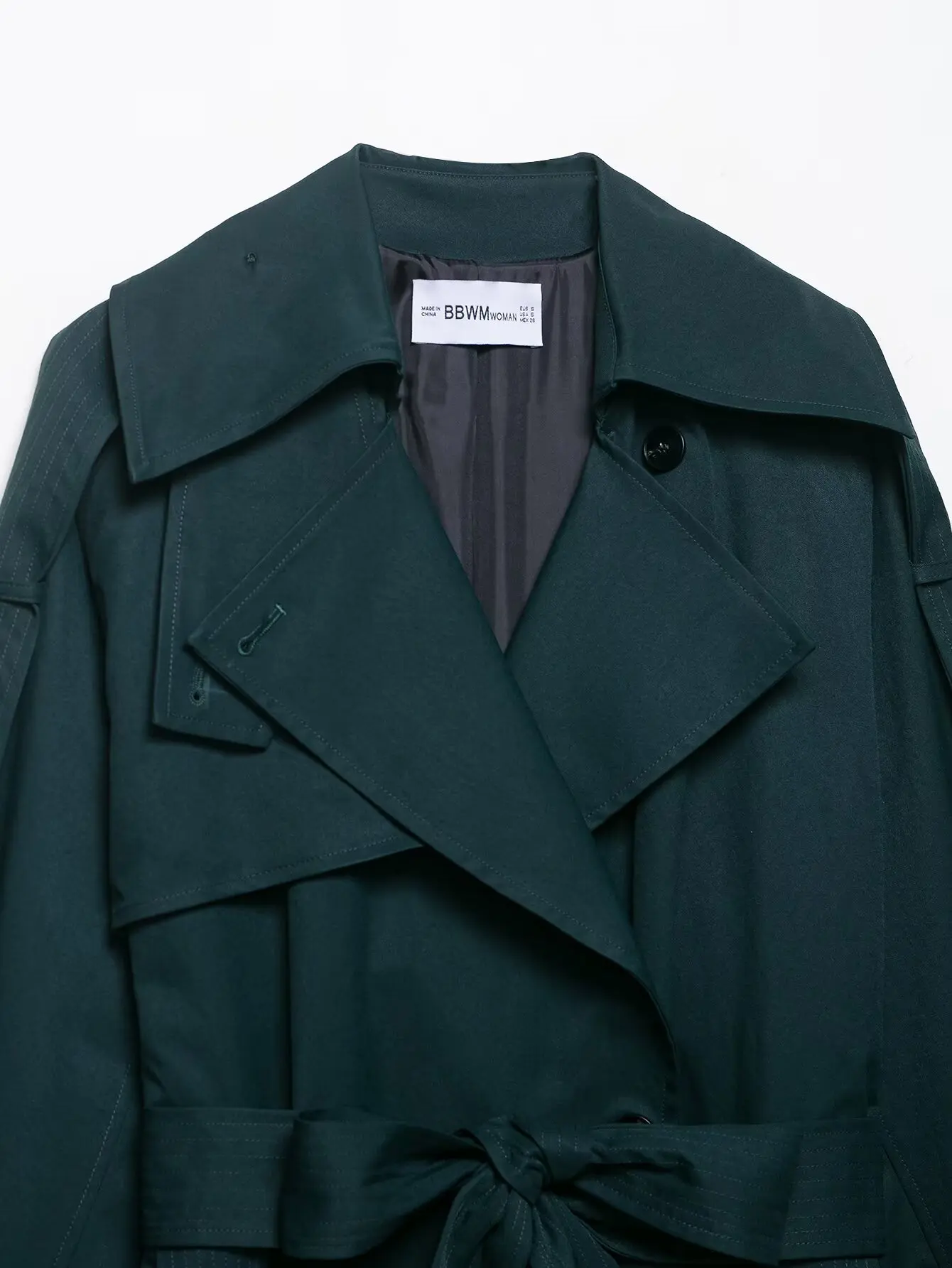 Frauen Lange Windjacke Mantel Mit Gürtel Zweireiher Volle Hülse Mantel Herbst Winter Dame Lose Streetwear Graben Mäntel