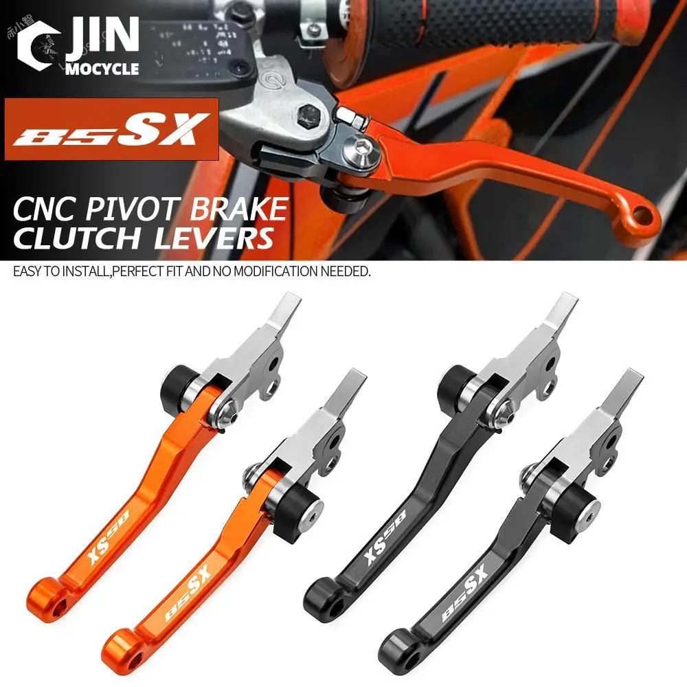 

CNC For 85SX XC 2003-2012 85SX XC 2014-2018 2017 Motorcycle Accessories Foldable Pivot Dirt Bike Brake Clutch Levers Cable Lever