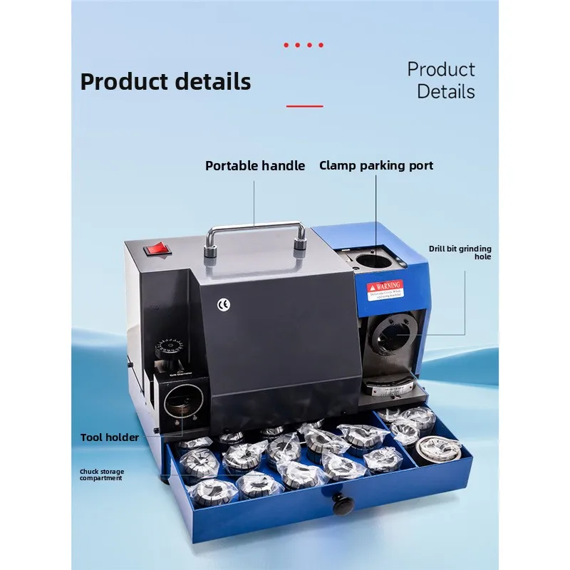 Twist Drill Grinder Automatic Knife Sharpener Universal Fool Type Portable Small Grinding Drill Special Tool
