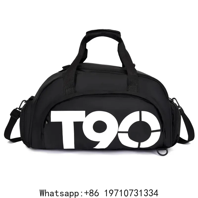 Bolsa de Viaje T90, Mochila Deportiva para Gimnasio, Bolsa de Mano para Mujer, Bolsa de Deporte, Bolsa de Hombro para Zapatos, Bolsa Grande de Fin de Semana, Bolsa de Entrenamiento para Hombre