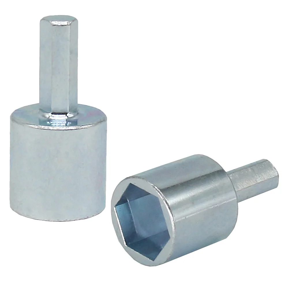 

2Pcs Scissor Jack Drill Adapter Power Drills Compatible Trailer Reduces Physical Strain Scissor Jack Adapter