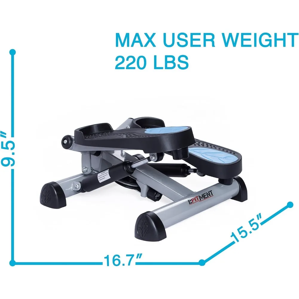 أداة سلالم للياقة البدنية من Home Cardio: أداة تمرين الفخذ الرئيسية المدمجة لتمارين الدواسة