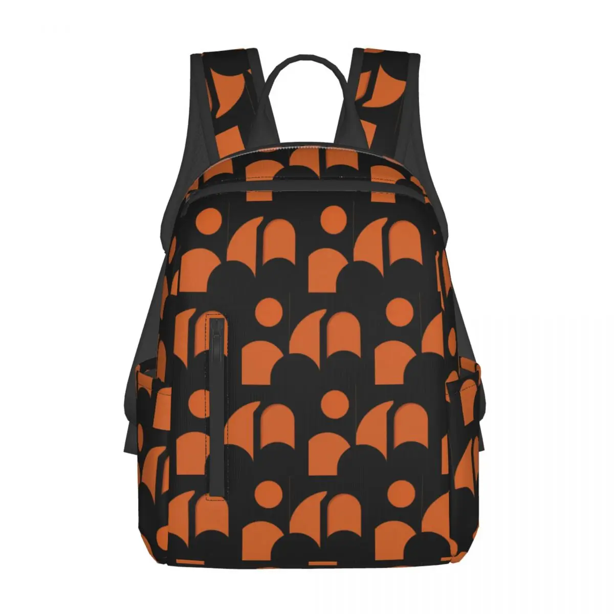 Geometric Terracotta Shapes Backpack Daypack Large Capacity Boys Girls BookBag School Bag Shoulder Bags for Men Women