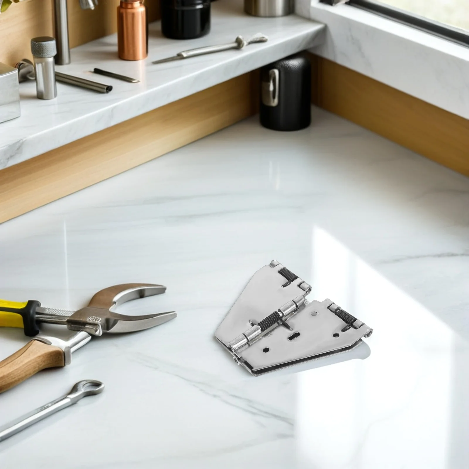 

Heavy Duty Table Fold Down Hinge 120 Degree Swing for Kitchen and Dining Room Furniture Smooth Operation Durable Design