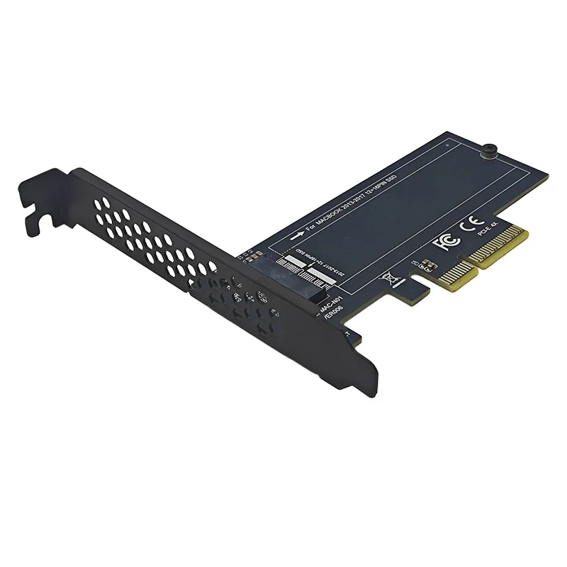 NEW PCIE X4 to Macbook 2013-2017 12+6Pin M.2 SSD Expansion Card Riser PCI Express 4X to NVME SSD Adapter for Macbook A1465 A1466