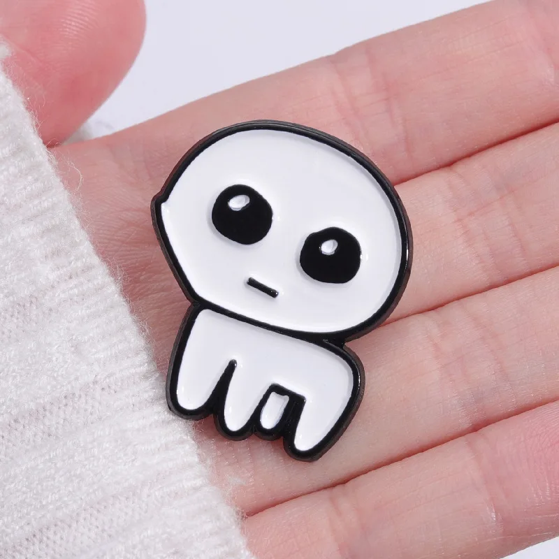 5pcs TBH Creature Cartoon Monster Autism Enamel Pin Introvert Patients Brooch Lapel Backpacks Badges Autism Autistic Teen Gifts