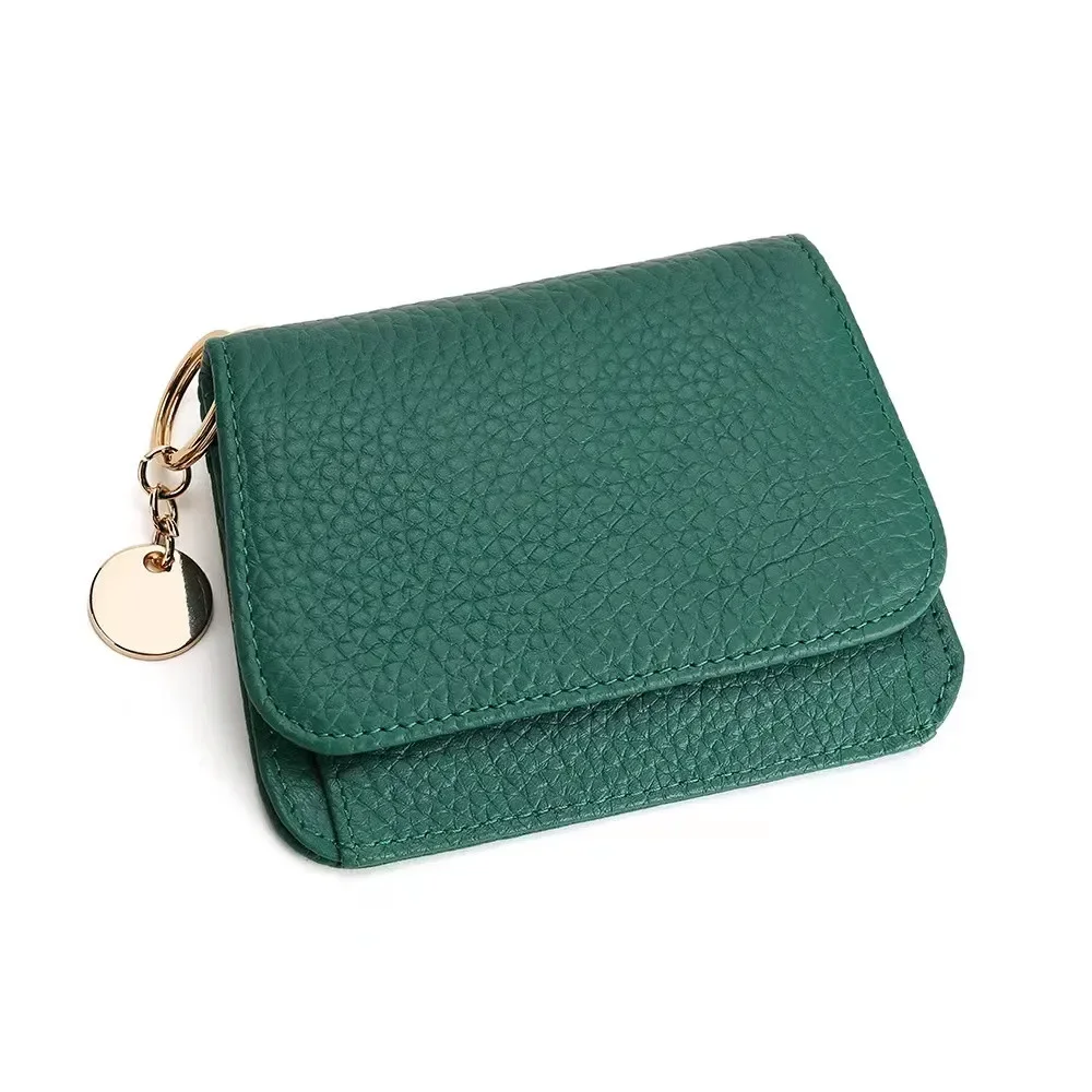 

Genuine Leather Women Wallet Fashion Cute Women's Wallet Small Zipper Coin Wallet Female Short Leather Women Purse Card