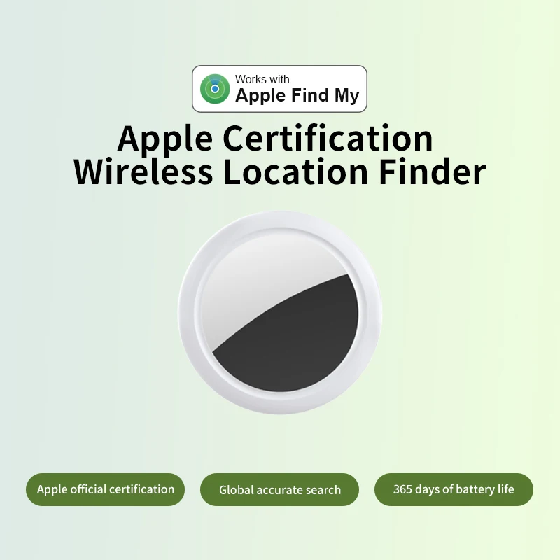 

Водонепроницаемые трекеры-метки, совместимые с Apple Find My (только для iOS), Bluetooth Air Smart Tags, поиск ключей и предметов по всему миру.