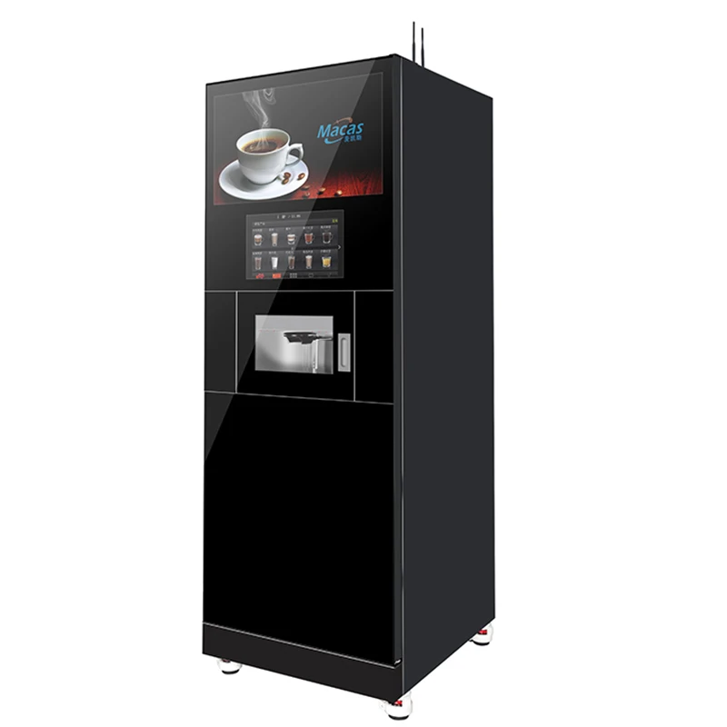 

Commercial coffee vending machine coffee beans automatic vending machine with drinking