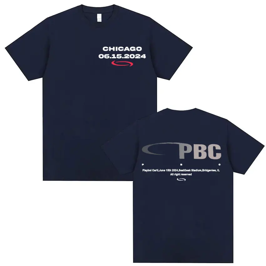Playboi Carti PBC Opium Label Logo Print Tee Shirt Men Women