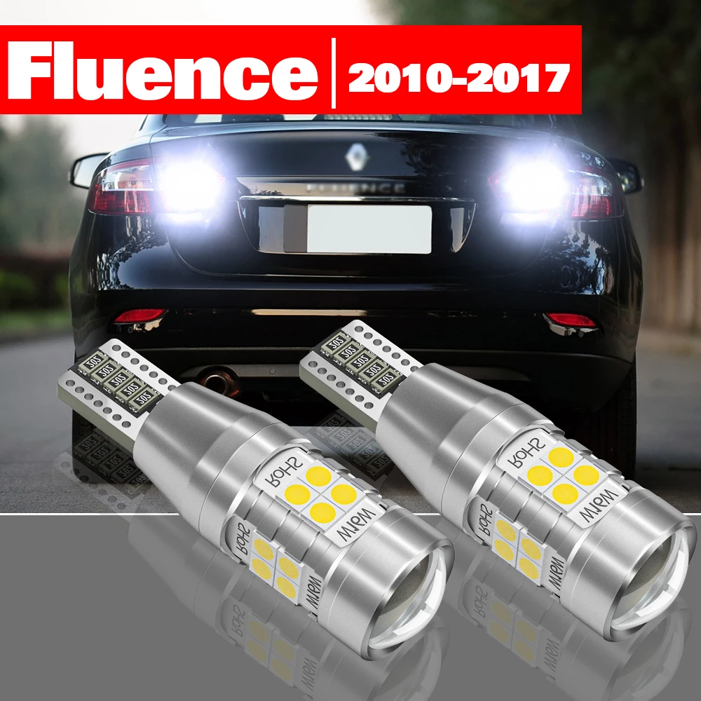 

For Renault Fluence 2010-2017 2pcs LED Reverse Light Backup Lamp Accessories 2011 2012 2013 2014 2015 2016