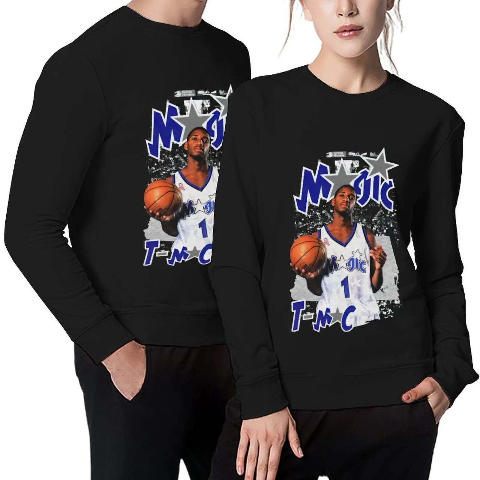 

Vintage Tracy McGrady Bootleg Pullover men's sweat-shirt set anime clothing tracksuits men's coat sports sweatshirt man