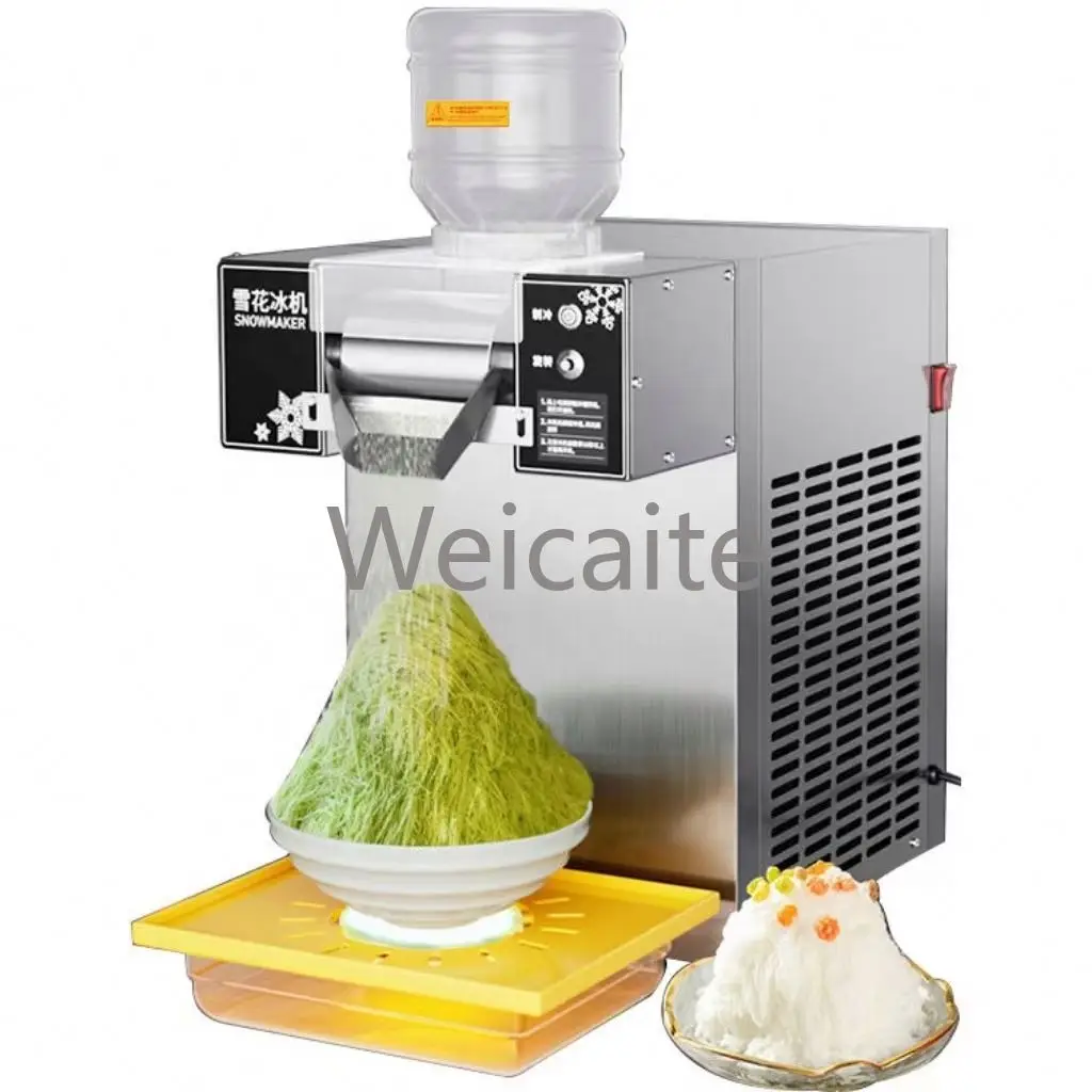 1200W Water Cooling Auto Bingsu Machine Korean Flake Snow Ice Shaver Machine for Coffee Ice-cream