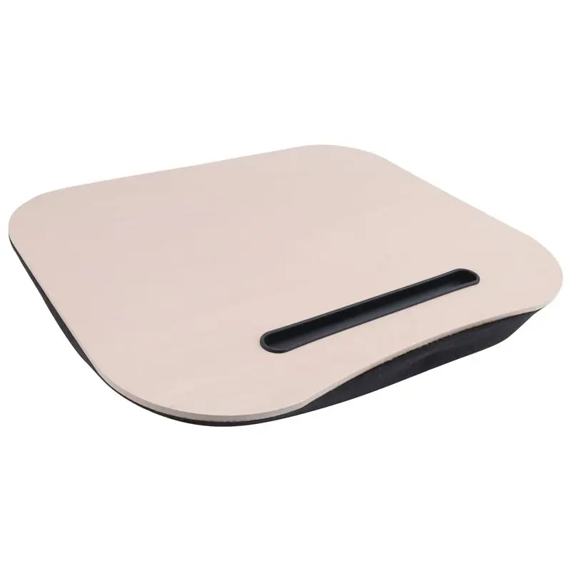 Leading-Desk Bed Cushion Knee Lap Handy Computer Reading Writing Table Tablet Tray Cup Holder Laptop Stand Cushion Desk Office L
