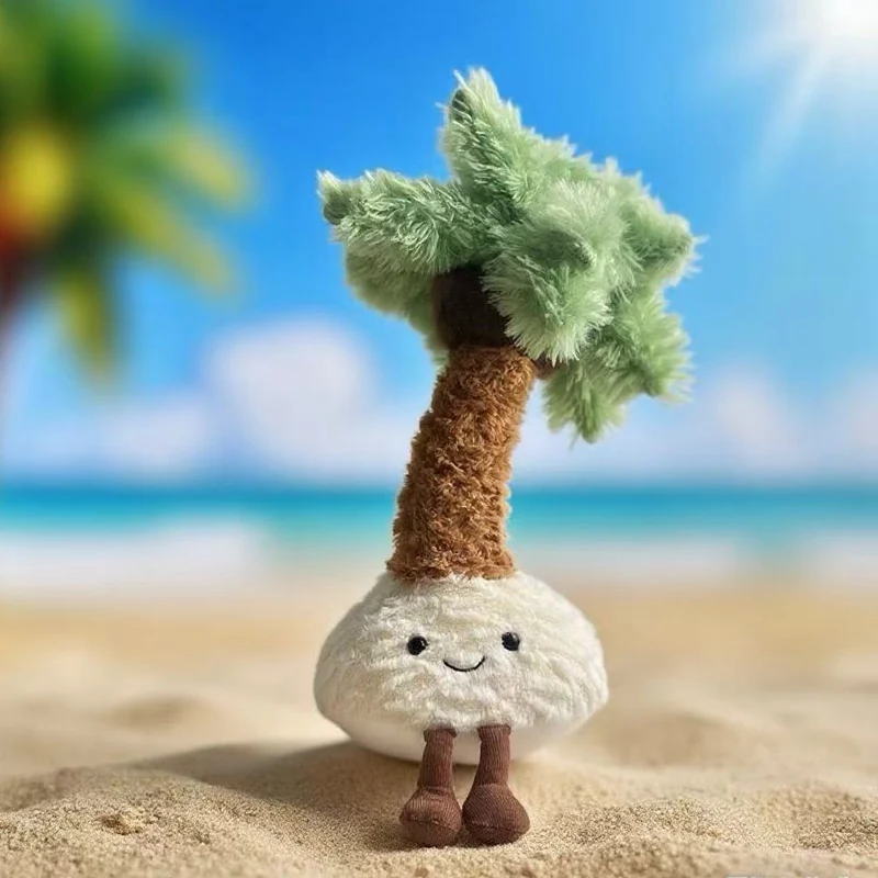 

Soft Palm Tree Pillow Decor Tropical Home Accent for Sofa/Bed/Office Non-Slip Base Machine Washable Adult Relaxation Gift