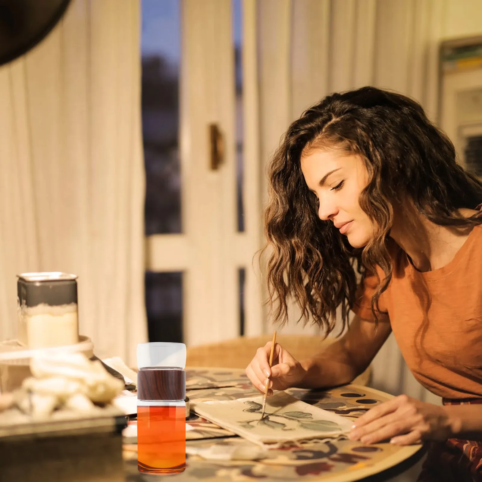 1Pcs 300ml Double Wall Glass Cup Tea Water Bottle with Infuser for Hot Iced Tea Fruit Detox Double Wall Glass Water Cup