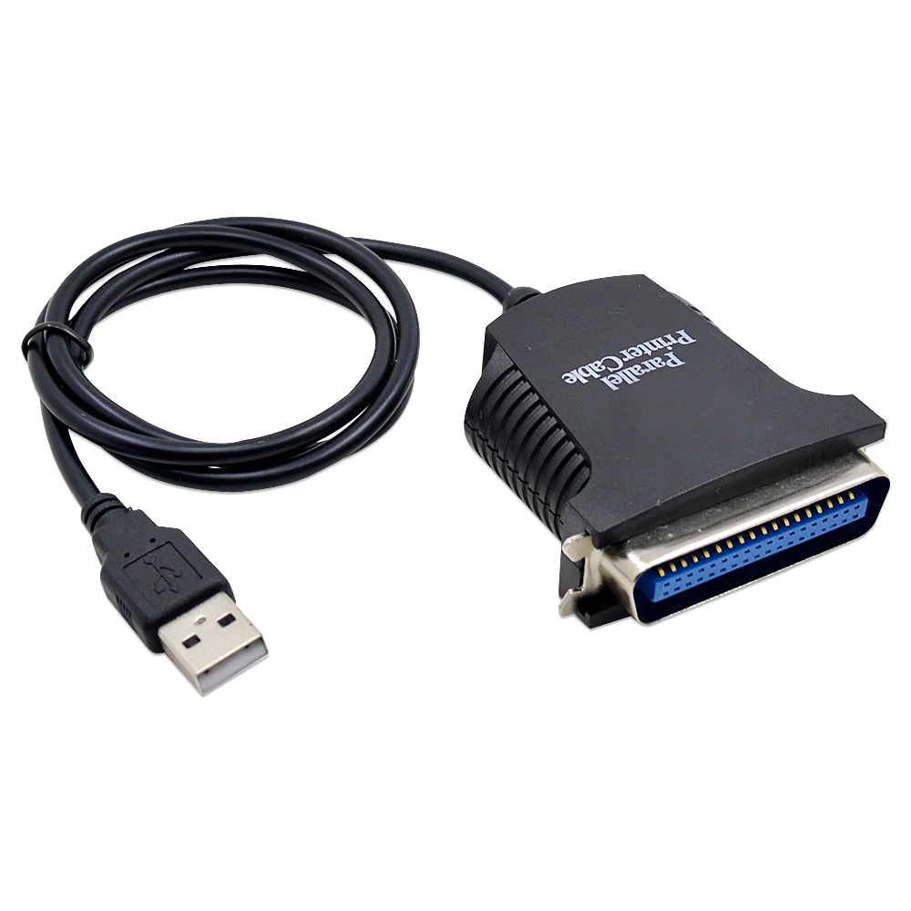 USB 2.0 To IEEE1284 A DB25 Parallel Printer Cable CN36 Converter 36Pin Port Adapter for Computer PC Lead Laptop Desktop Printing