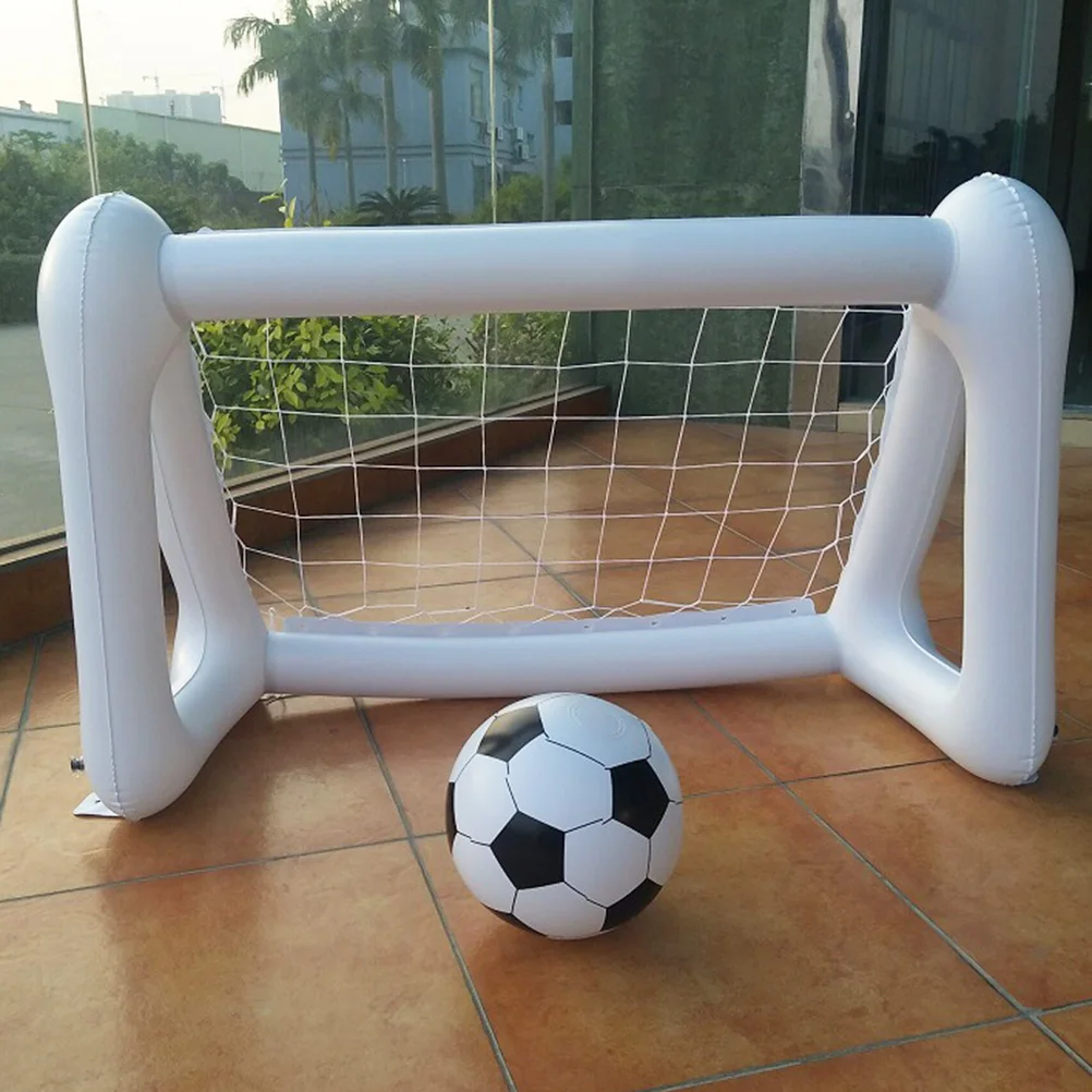 

Inflatable Football Goal PVC Portable Soccer Door for Kids Small Size Easy Assembly PlayTeam Sports Equipment