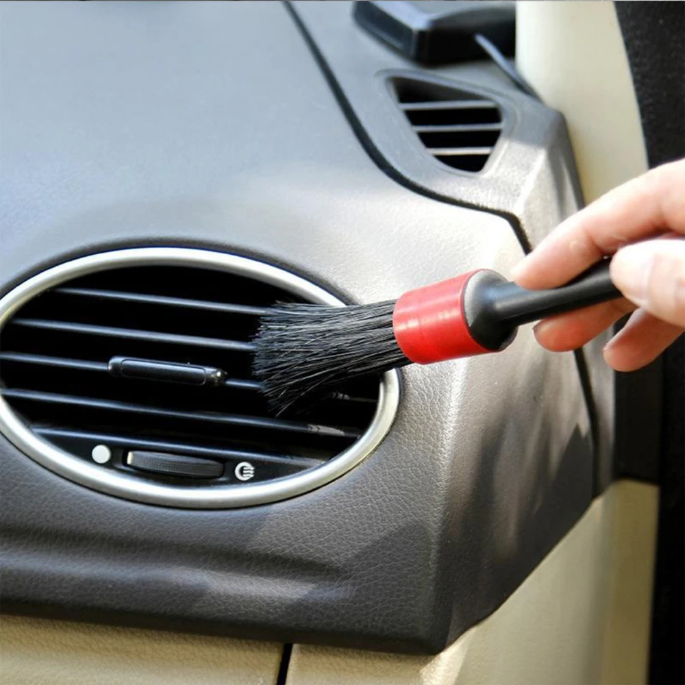 5pcs Detailing Brush Set Car Brushes Car Detailing Brush For Car Cleaning Detailing Brush Dashboard Air Outlet Wheel Brush