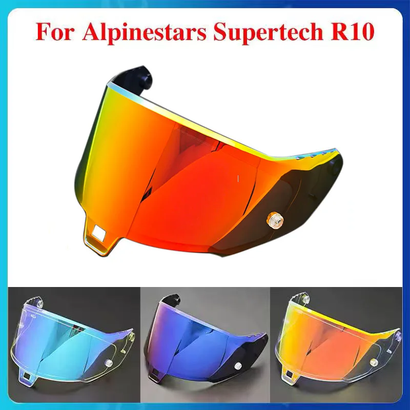 Alpinestars Supertech R10 Motorcycle Helmet Lens Windshield Shield Glasses Visor Helmet Accessories for Enhanced Riding Experien