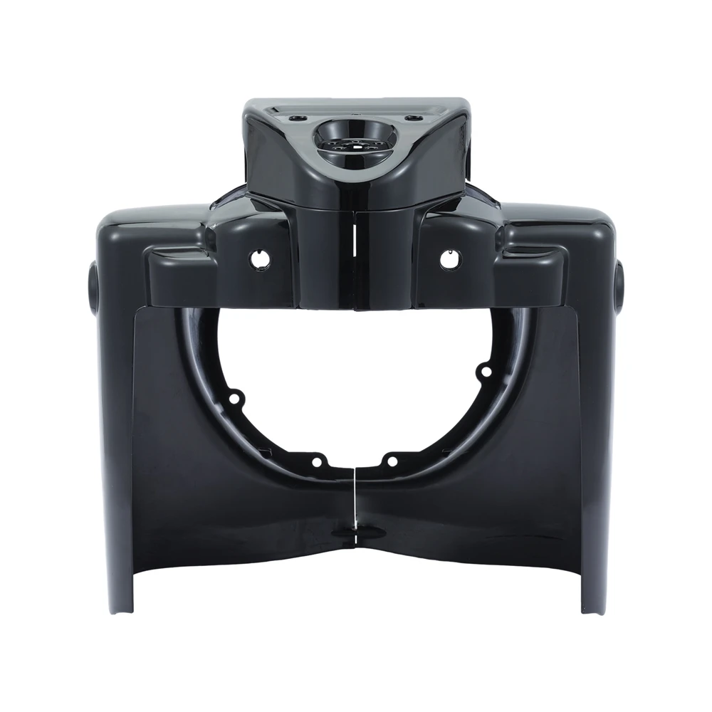 غطاء المصباح الأمامي المستدير باللون الأسود مقاس 7 بوصات لدراجة Harley Touring Road King FLHR 2014-2023