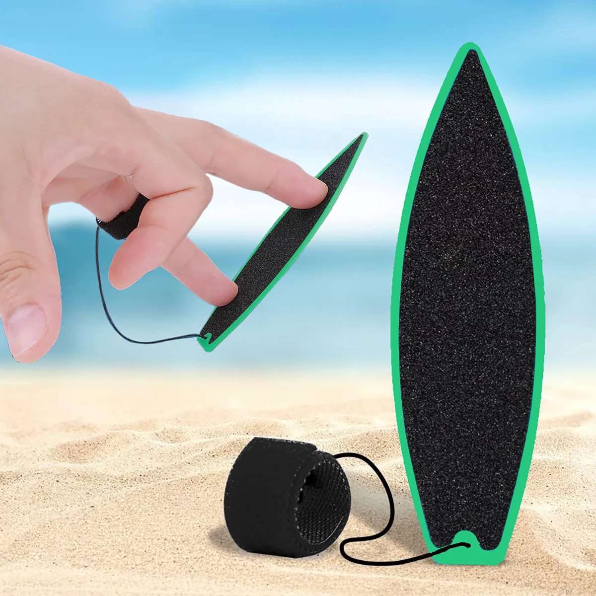 Fingertip surfboard decompression mini thumb toy air surfboard