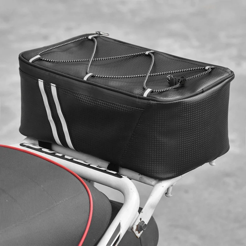 Fahrrad-Gepäckträgertasche 7L Fahrrad-Hecktasche Wasserabweisende Fahrradträgertasche mit Wasserdichter Regenhülle Fahrradausrüstung für MTB Rennrad – Detail 16