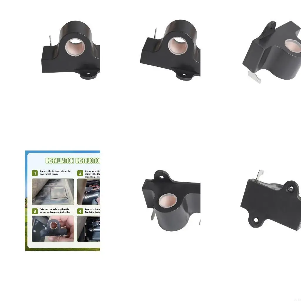 Electric Golf Cart Inductive Throttle 25854-G01 Replacement Part with ABS Housing for Service Repair, Maintenance 24BD