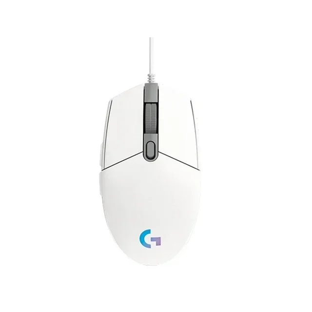 Logitech G102 White 2nd Generation Ergonomic Gaming Mouse 6 keys 8000 DPI Wired gaming mouse RGB backlit gaming