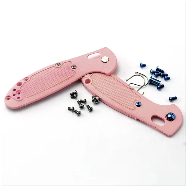مخصص 3 ألوان مقبض السكين مجموعة كاملة من مسامير التيتانيوم المغزل برشام الربيع ل Benchmade Mini Griptilian 555 556 557 السكاكين