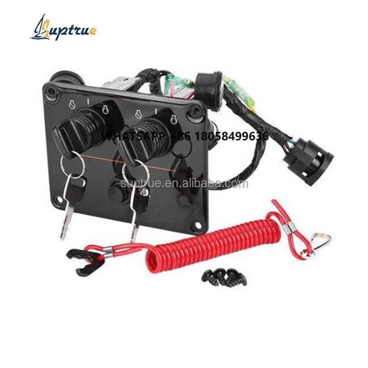 

Dual Key Switch Panel for Outboard Control Engine Marine