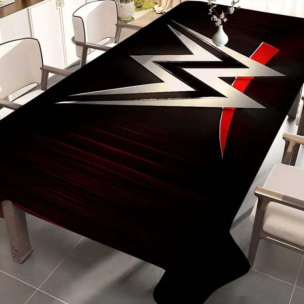 WWE WrestleMania Toalha de mesa para casa, jantar, festa, banquete de casamento, festa ao ar livre, decoração de hotel, toalhas de mesa