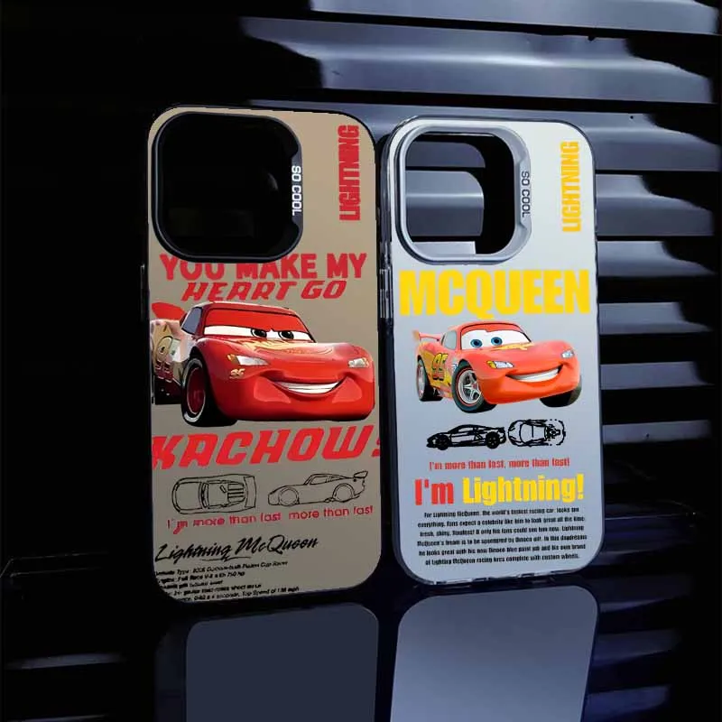 Saetta McQueen 95 Auto Copertura di Moda Per Apple iPhone 17 16E 16 15 14 13 12 mini Pro Max Plus Colorata Fonda Cassa Del Telefono Capa