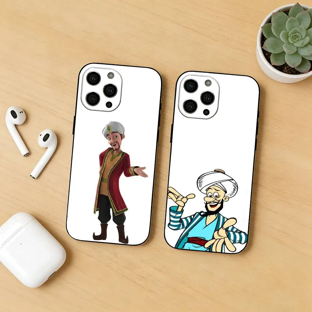 

Afanti The Wise Man Folk Tale Phone Case For iPhone17,16,15,14,13,12 Plus,Max Soft Silicone Black Cover