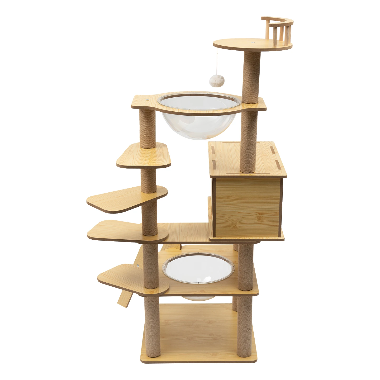 Cat Tree Climbing Ladder Space-saving Cat's Activity Center For Homes, Pet Stores, Catteries, Balconies