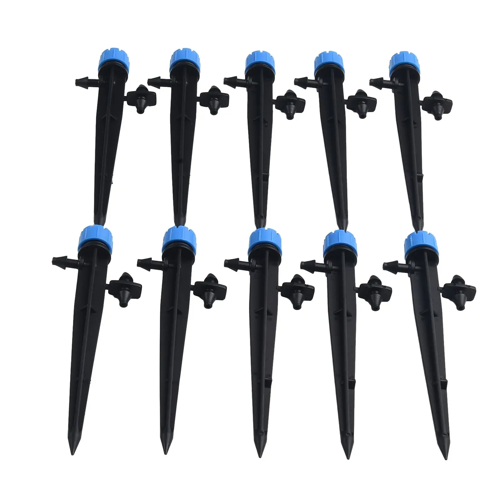Drip Irrigation Drippers Black/Green/blue/Red For 7mm Tube PP 50pcs/set Adjustable Brand New Watering Equipment