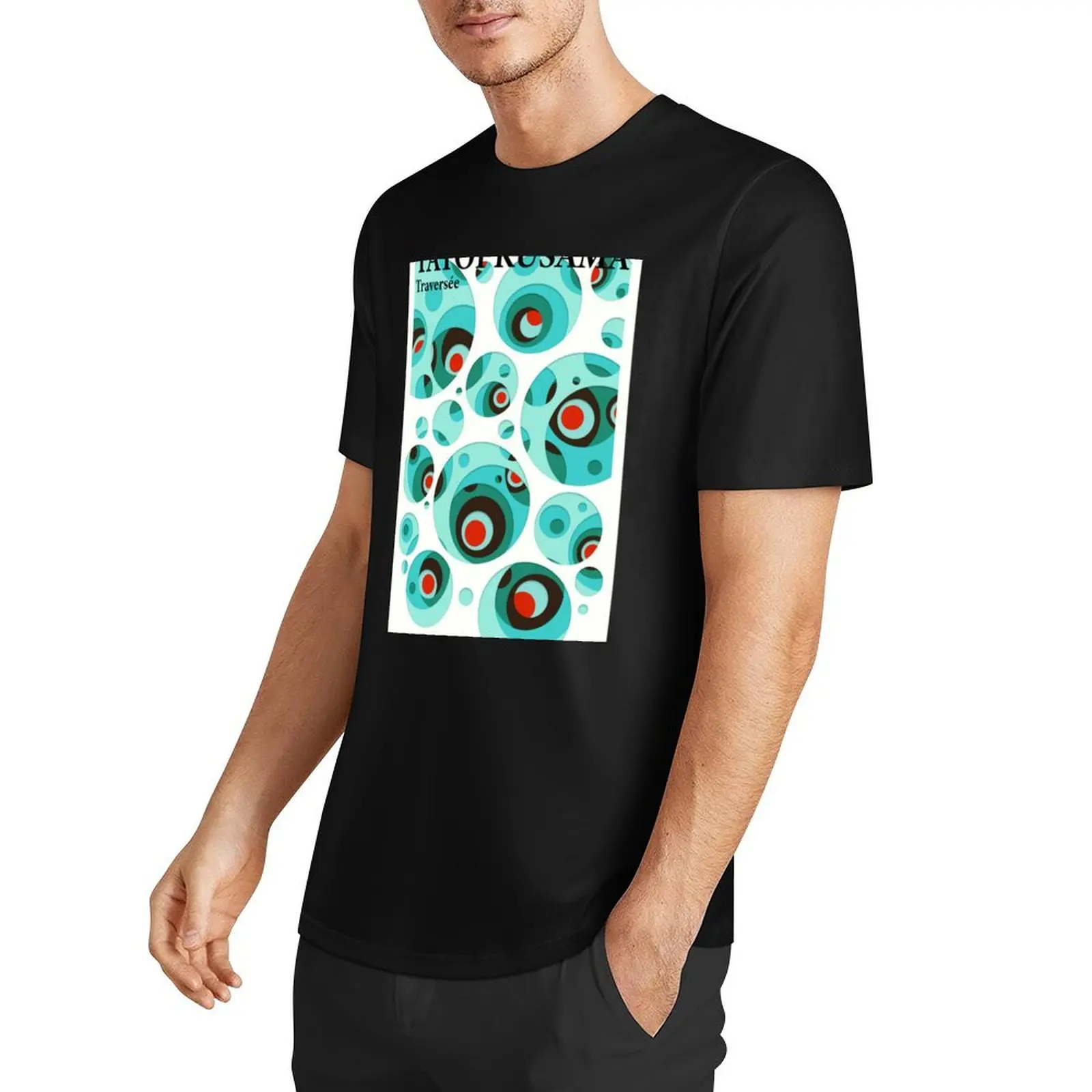 Traversee Yayoi Kusama T-Shirt boys whites plain shirts graphic tee baggy shirts slim fit t shirts for men