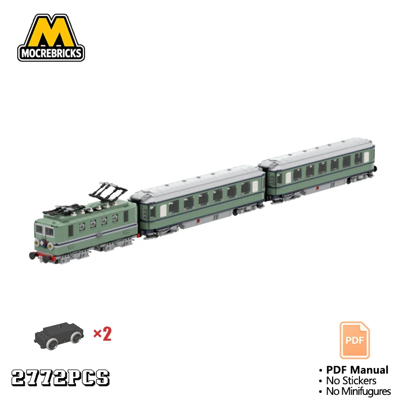 

City of Truro Steam Locomotive MOC Building Blocks Retro UK Railway Train Model Bricks DIY Educational Assembly Toys for Gifts