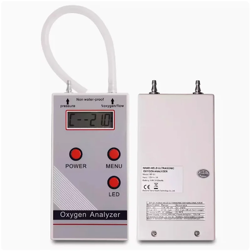

Handheld ultrasonic oxygen flow concentration pressure detector RP-01 brand new original spot
