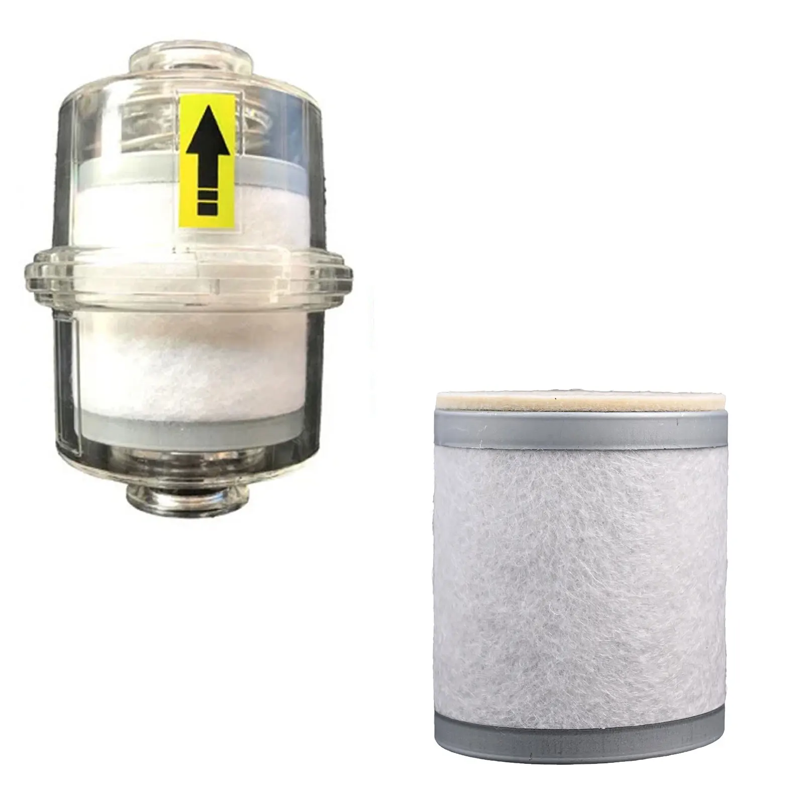 Oil Mist Filter Exhaust Filter KF25/KF40 High-strength Transparent Shell Long-lasting Filtration Quick Release Flange Interface