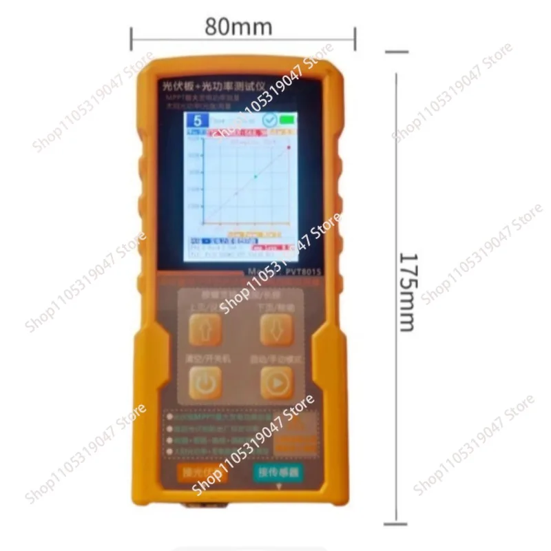 Solar PV Panel for PVT801 Photovoltaic Panel Multimeter Point Measurement  Screen Display