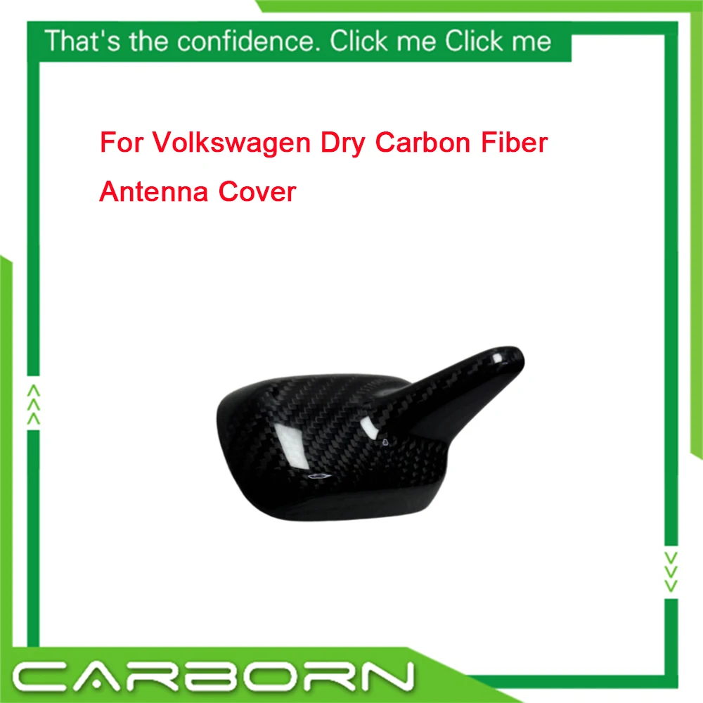 

For Volkswagen Carbon Fiber Antenna Cover For VW golf 7 Touran Tiguan Lamando Magotan Passat Sagitar Lavida Teramaont Stick On