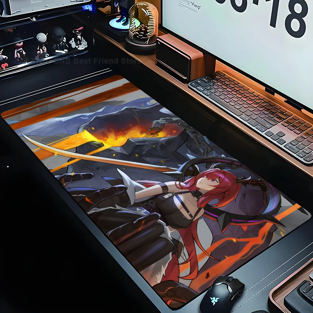 

Anime Sexy Girl Surtr Arknights Mousepad Mouse Mat Desk Mat With Pad gaming accessories Prime Gaming XXL Keyboard Pad