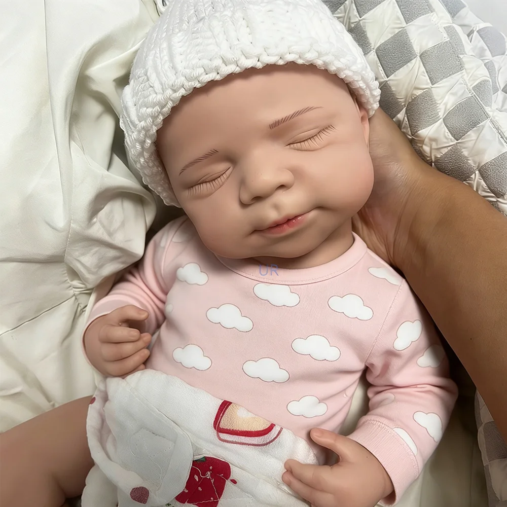 生まれ変わった男の子と女の子のためのシリコン人形,100% 全身,リアルな人形,生まれ変わったアーティストのための収集品,DIYキット,18.5インチ